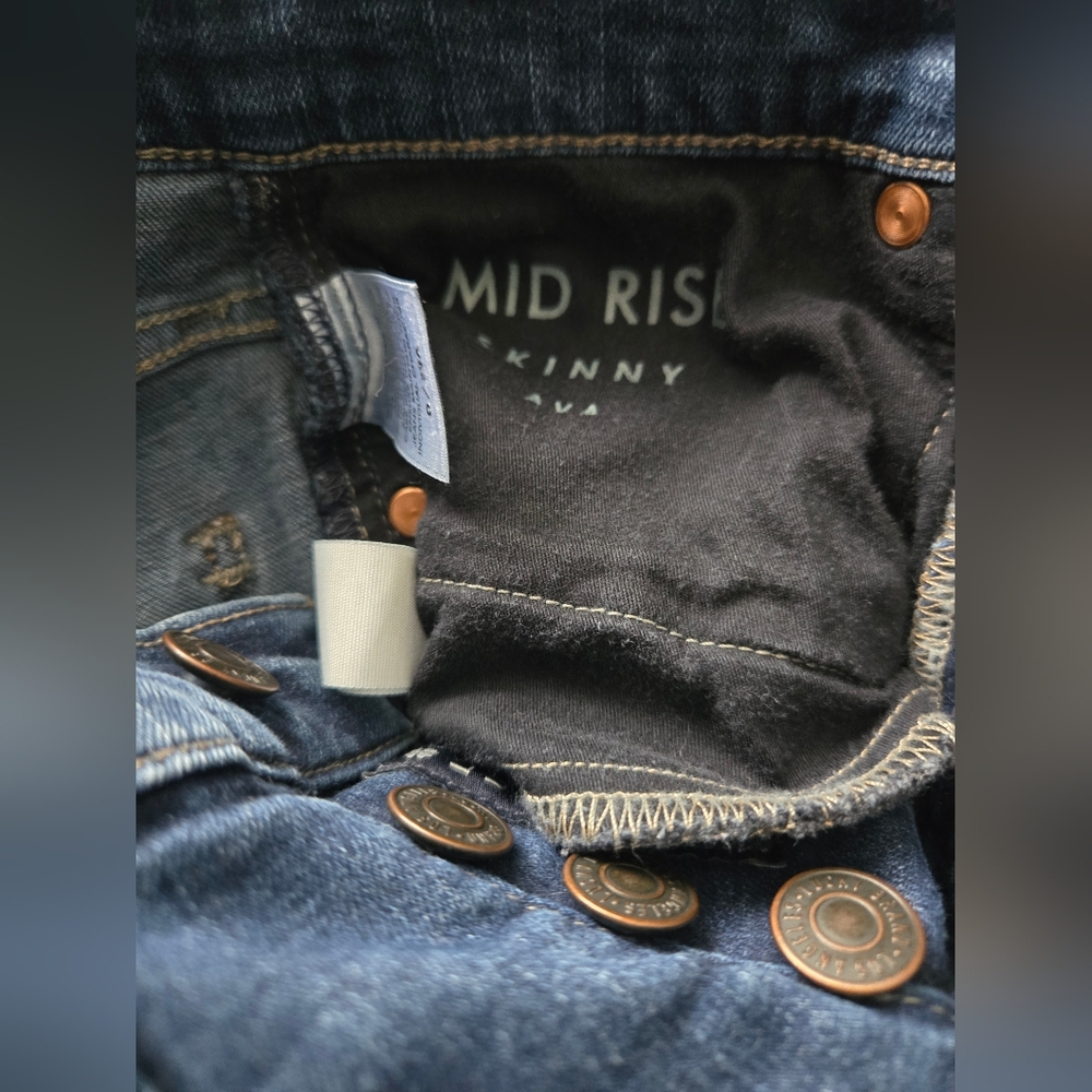 Lucky Brand Dark Wash Skinny Jeans Size 0 - Picture 11 of 12